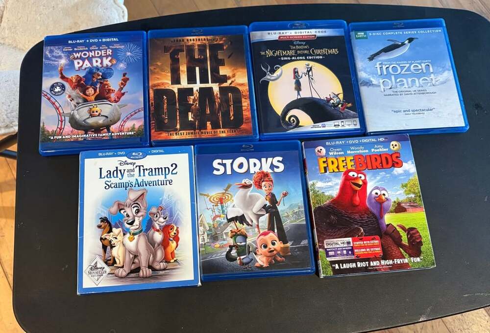 7  Blu-ray Movie Lot (will separate)